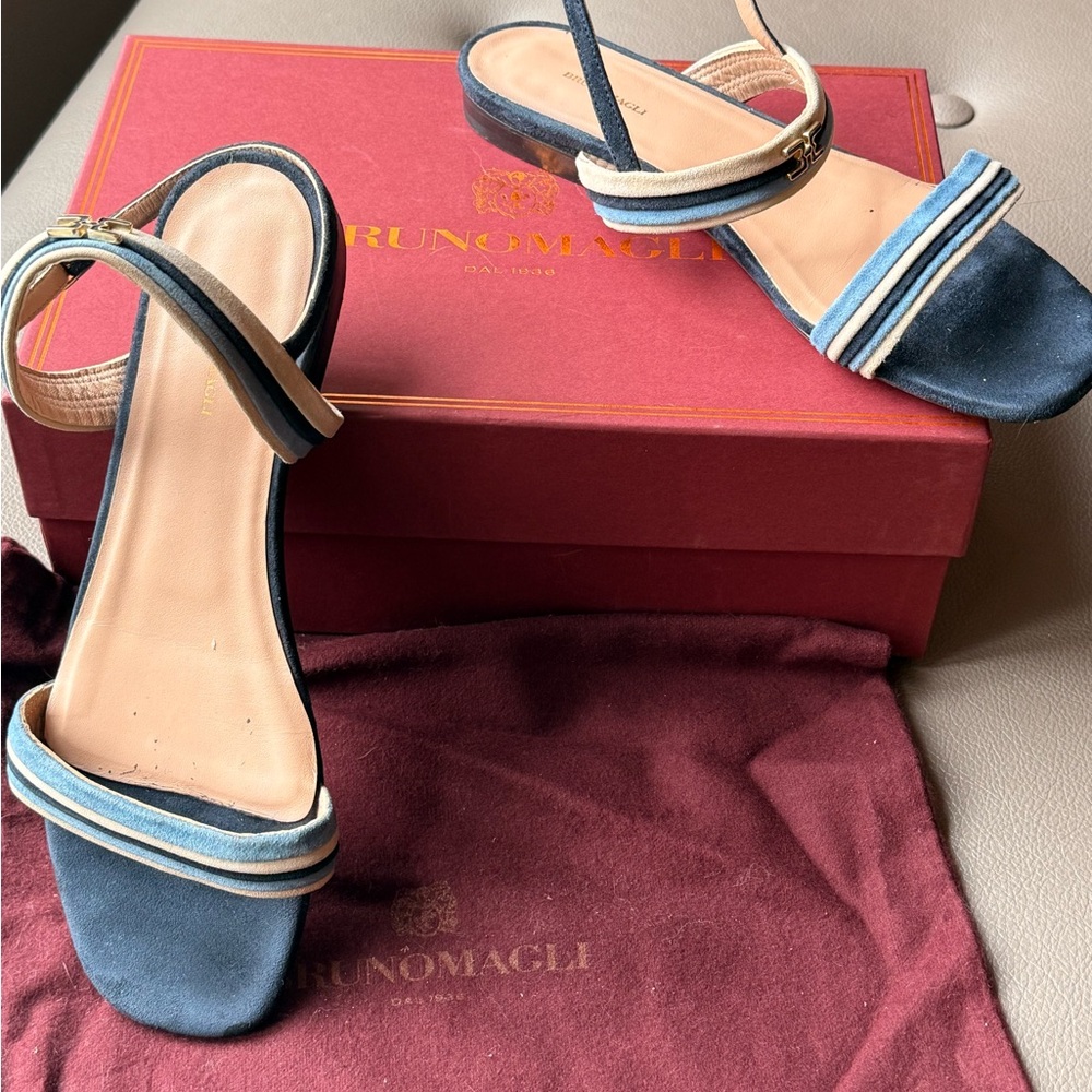Bruno Magli Women's Navy Sandals